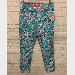 LILLY PULITZER - Ocean Skinny Crop Monkey Sea